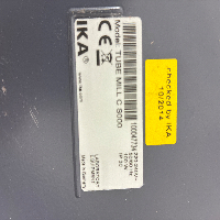 IKA Tube Mill C S000 control image 3